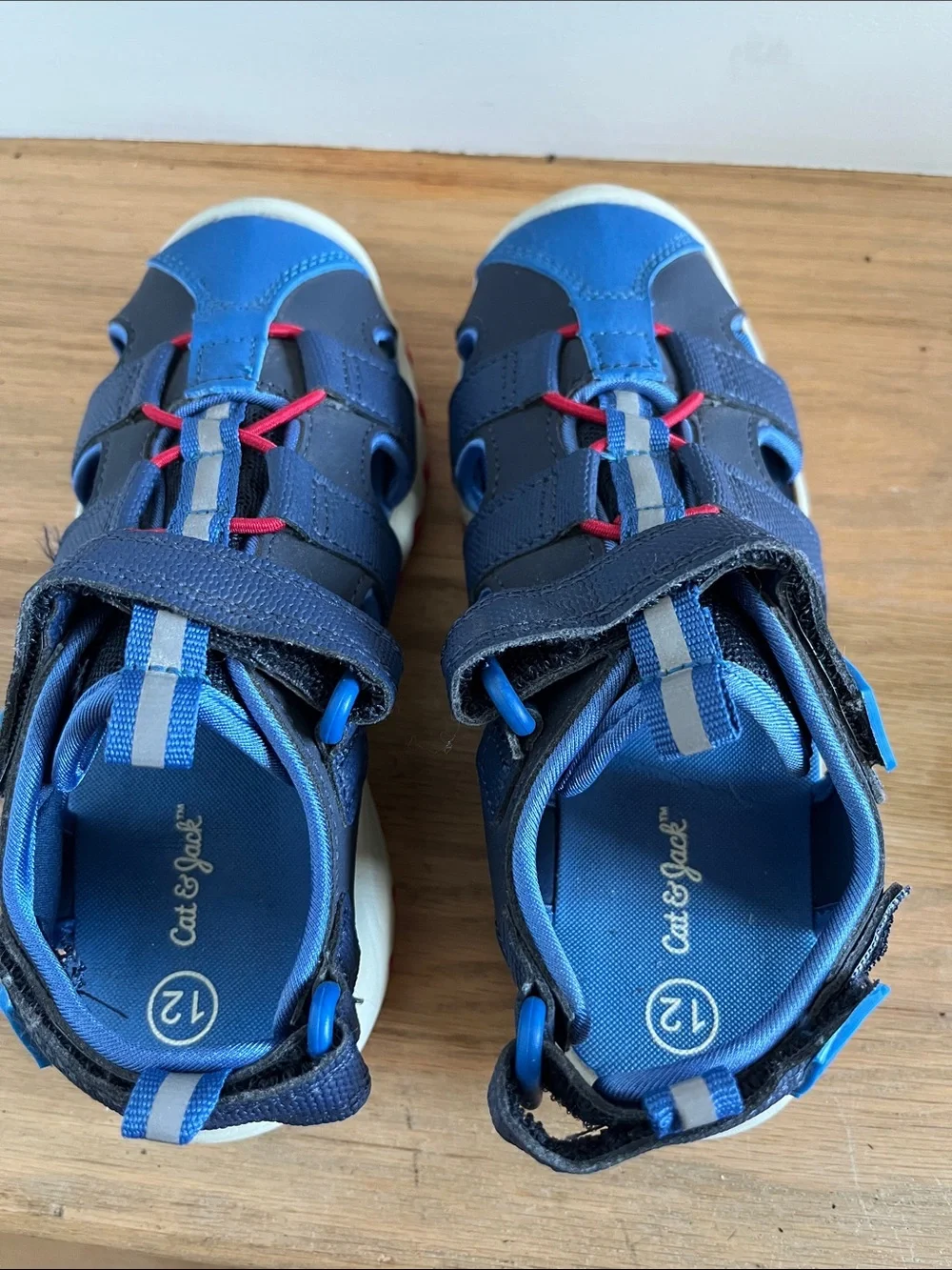 Cat & Jack Navy and Bright Blue Kids Closed-Toe Sport Sandals
